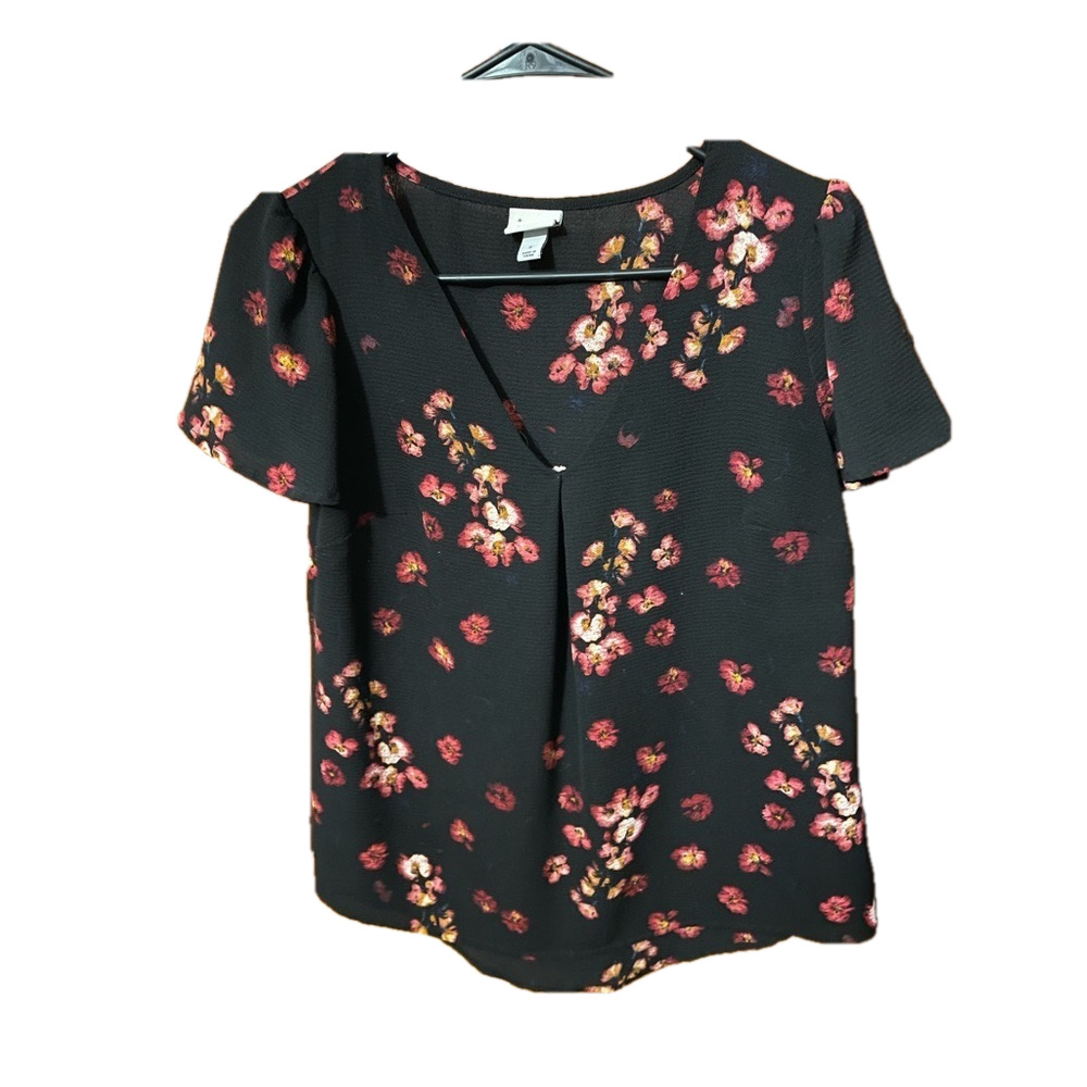 Business Black Floral A New Day Top *make offers*